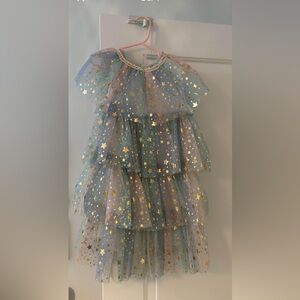 NWT Lola & The Boys Pastel Stars Dress - Sz 4/5T